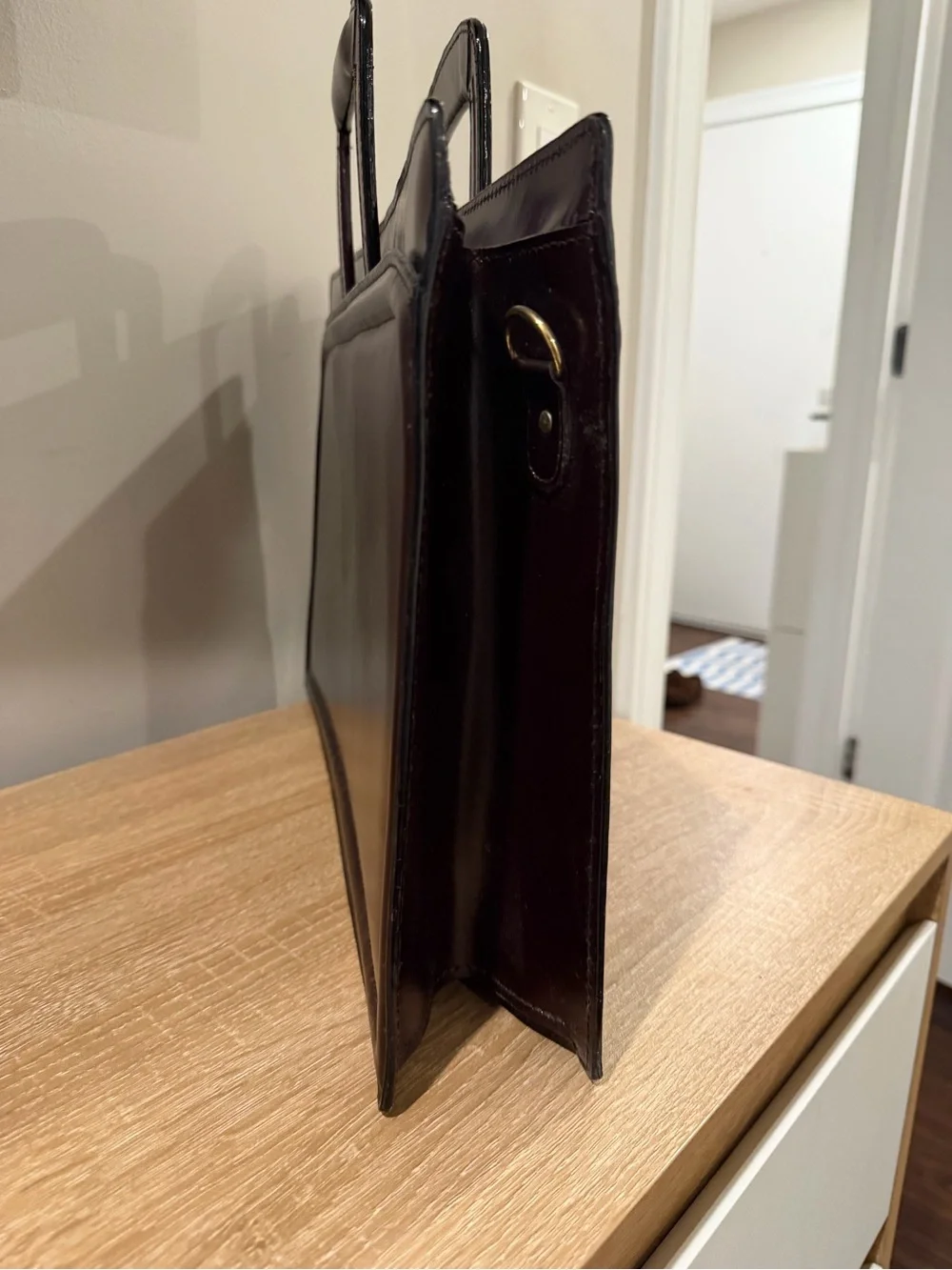 Vintage Leather Executive Binder / Briefcase